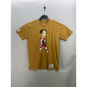 Elite Dejure “Back Up” Mens Brown Short Sleeve Graphic Print Pullover T-Shirt XL